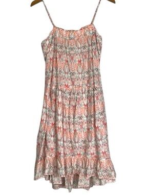 NWT Anthropologie Saturday Sunday Peach Floral Mini Sundress XS